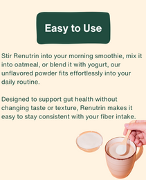 Renutrin Prebiotic Fiber - Single Bottle