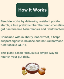 Renutrin Prebiotic Fiber - Single Bottle