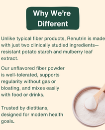 Renutrin Prebiotic Fiber - Single Bottle